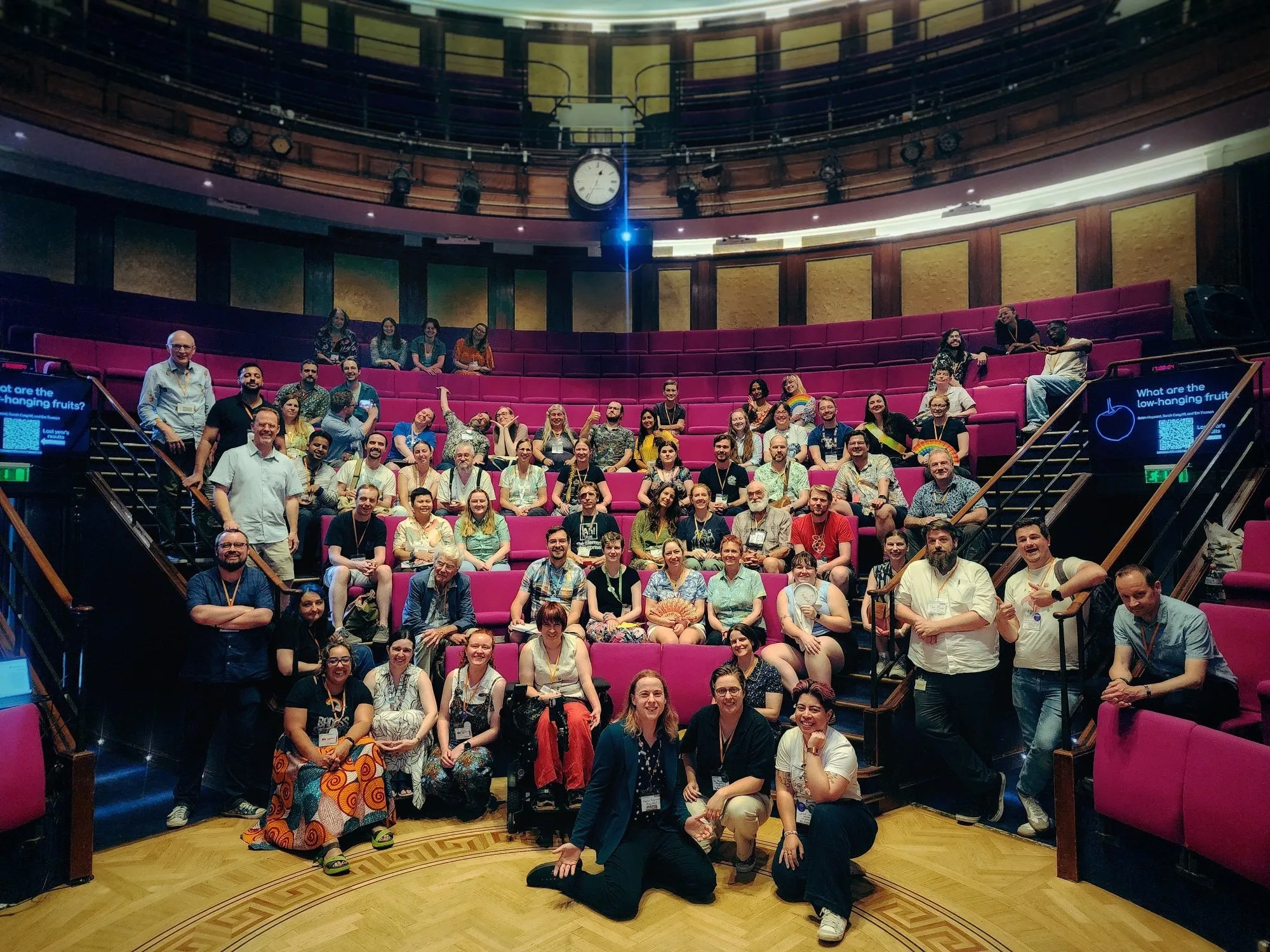 The BIG Conference attendees at the Royal Institution